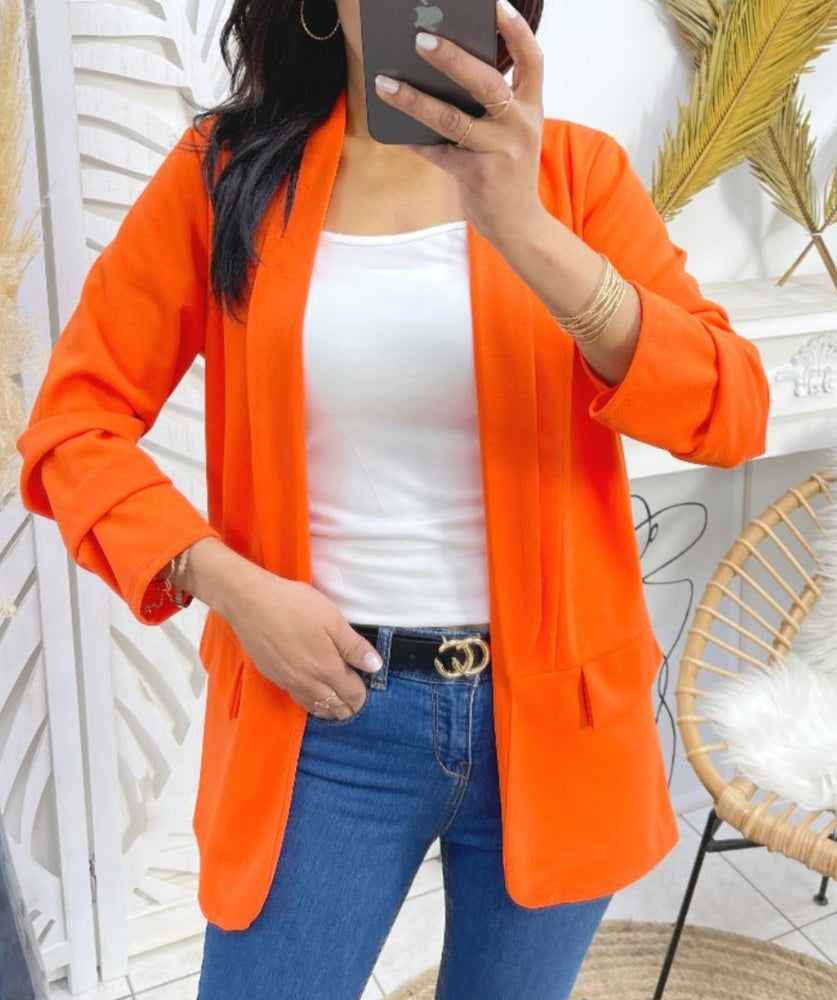 BLAZER ORANGE & MANCHES FRONCEES