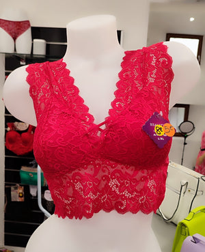 BRASSIERE DENTELLE & ROUGE