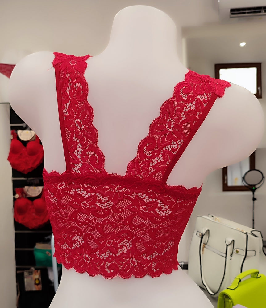 BRASSIERE DENTELLE & ROUGE