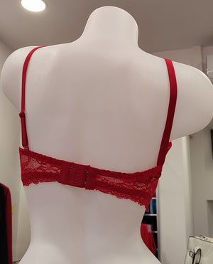 SOUTIEN GORGE ROUGE & DENTELLE