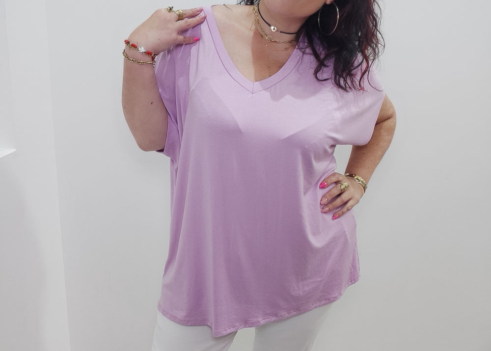 T SHIRT LILAS