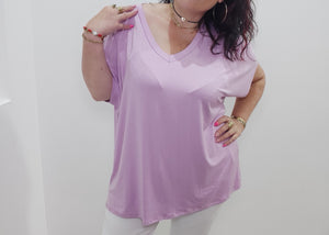 T SHIRT LILAS