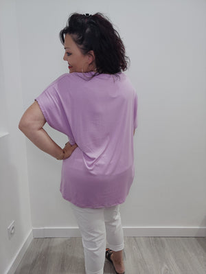 T SHIRT LILAS