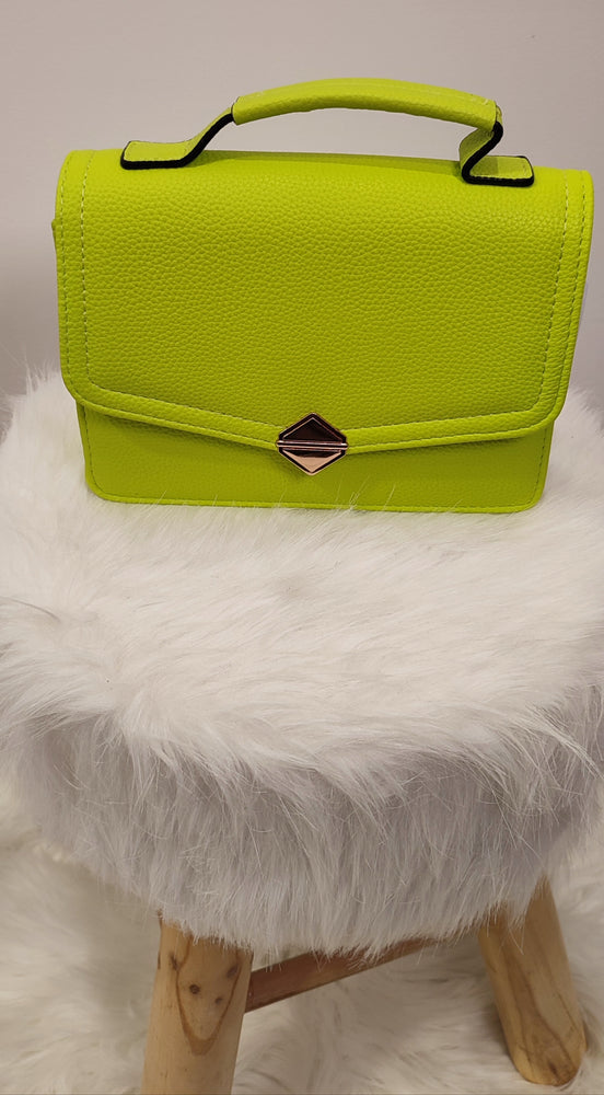 PETIT SAC BANDOULIERE & VERT POMME