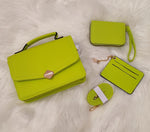 PETIT SAC BANDOULIERE & VERT POMME