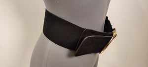 CEINTURE ELASTIQUE LARGE & NOIR