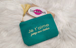 POCHETTE JE T'AIME JUSQU'AUX ETOILES & TURQUOISE