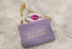 POCHETTE JE T'AIME JUSQU'AUX ETOILES & LILAS