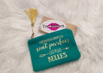 POCHETTE LES CHOSES SIMPLES SONT PARFOIS LES PLUS BELLES & TURQUOISE