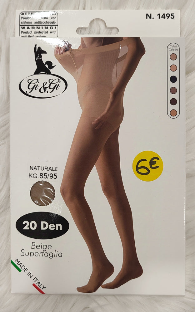 COLLANTS PEAU & TRANSPARENTS 20D