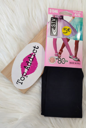 COLLANTS NOIRS & OPAQUES 80D