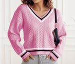 PULL MAILLE TRESSEE & ROSE