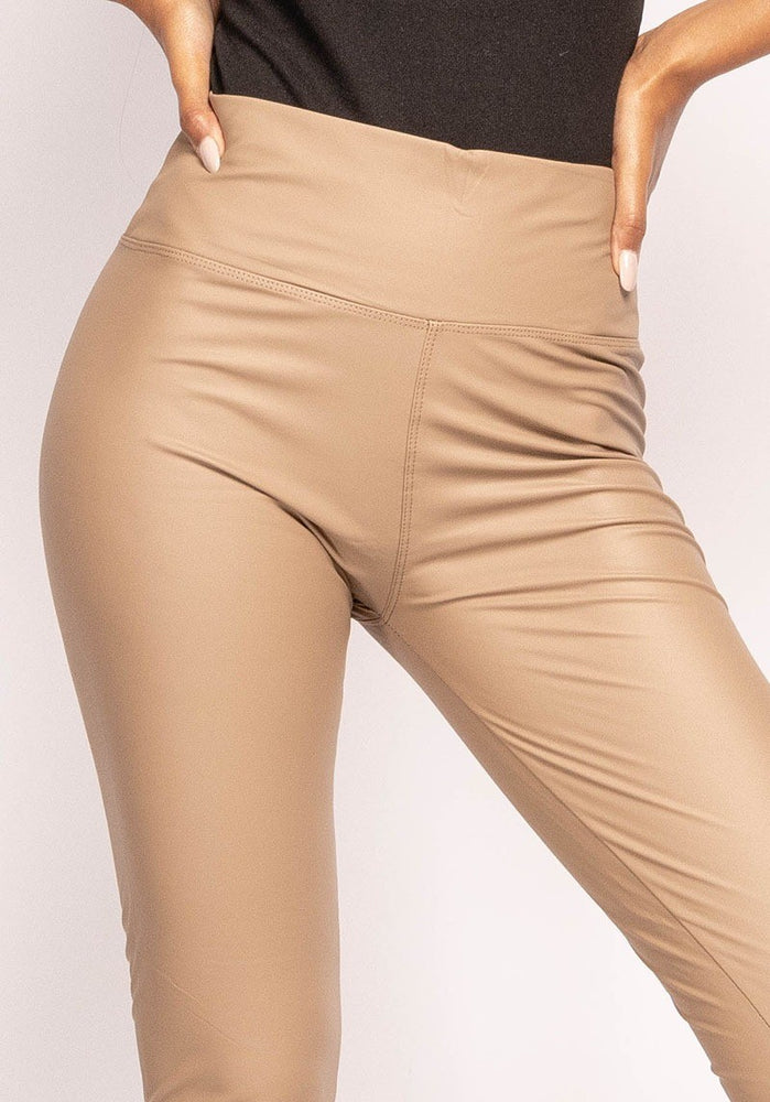 LEGGING SIMILI & BEIGE