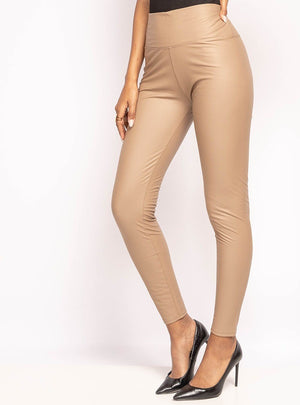 LEGGING SIMILI & BEIGE