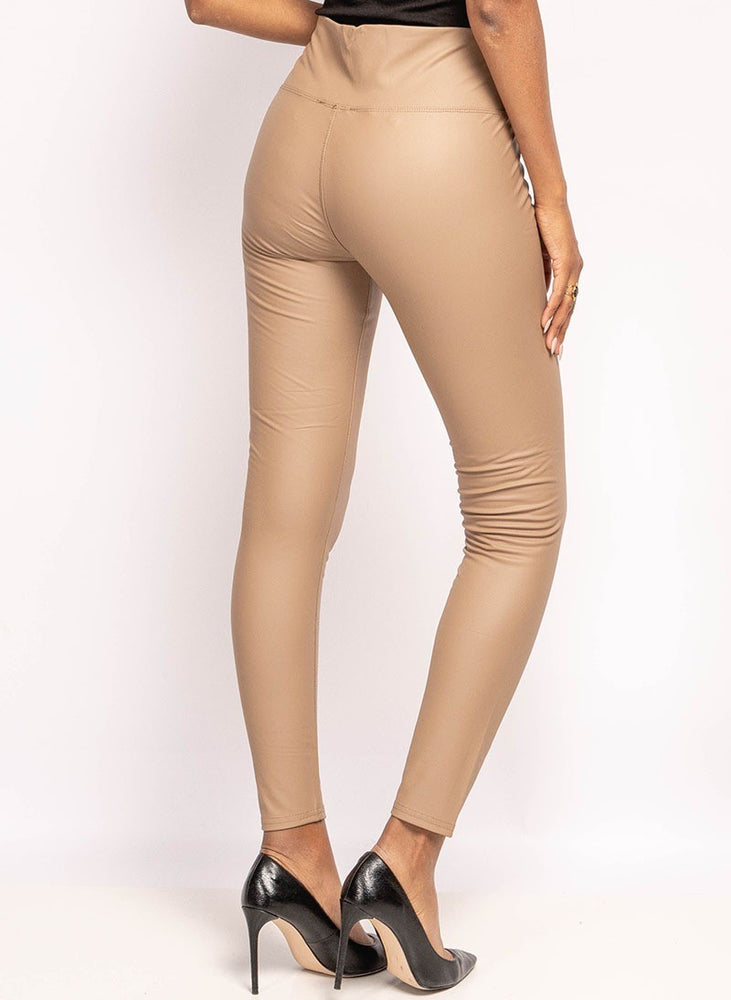 LEGGING SIMILI & BEIGE