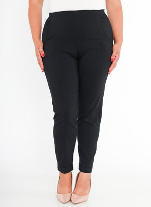 PANTALON NOIR & TAILLE ELASTIQUE