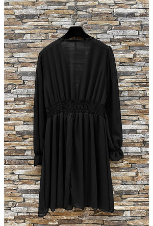 ROBE VOILAGE & NOIR