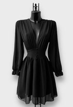 ROBE VOILAGE & NOIR