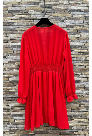 ROBE VOILAGE & ROUGE