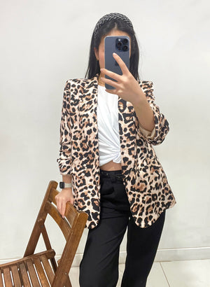 BLAZER IMPRIMES LEOPARD