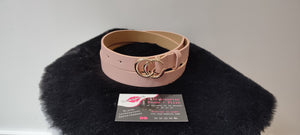 CEINTURE ROSE & BOUCLE DOREE